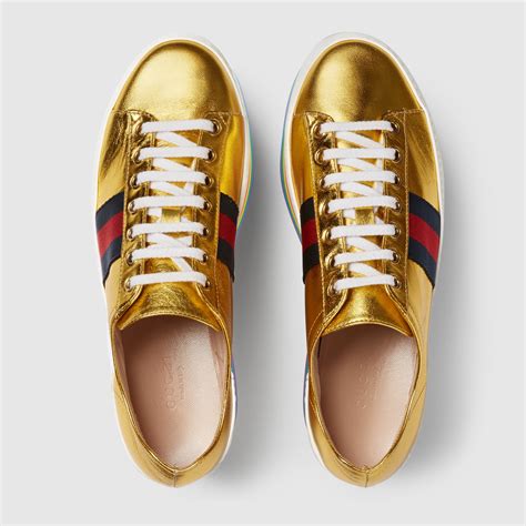 gucci scarpe pelle bassa|Sneakers Gucci da donna .